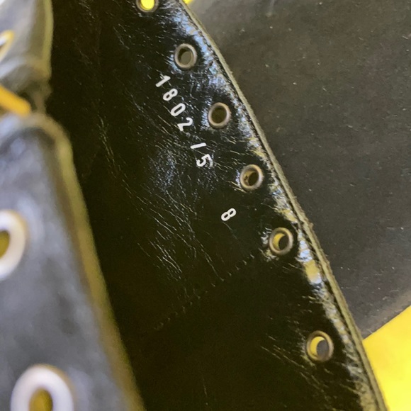 Versace Black Heeled Boots with Colorful Embroidery - Picture 15 of 16